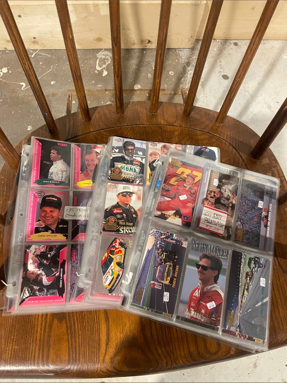NASCAR Trading Card Collection - Pink and Black Accents